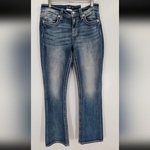 Miss me mid rise bootcut jeans size 30 southwestern NEW